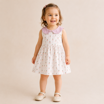 Toddler Girl Garden Floral Dress – Sweet Summer Princess Outfit
