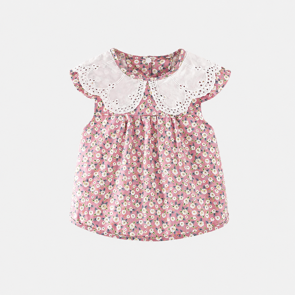 Baby Girl Waterproof Feeding Smock Bib – Princess Apron Dress for Mealtime