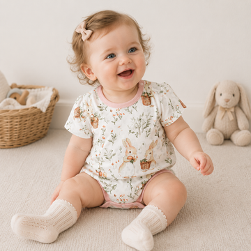 Unisex Baby Pullover Bodysuit – Lightweight Everyday Summer Romper