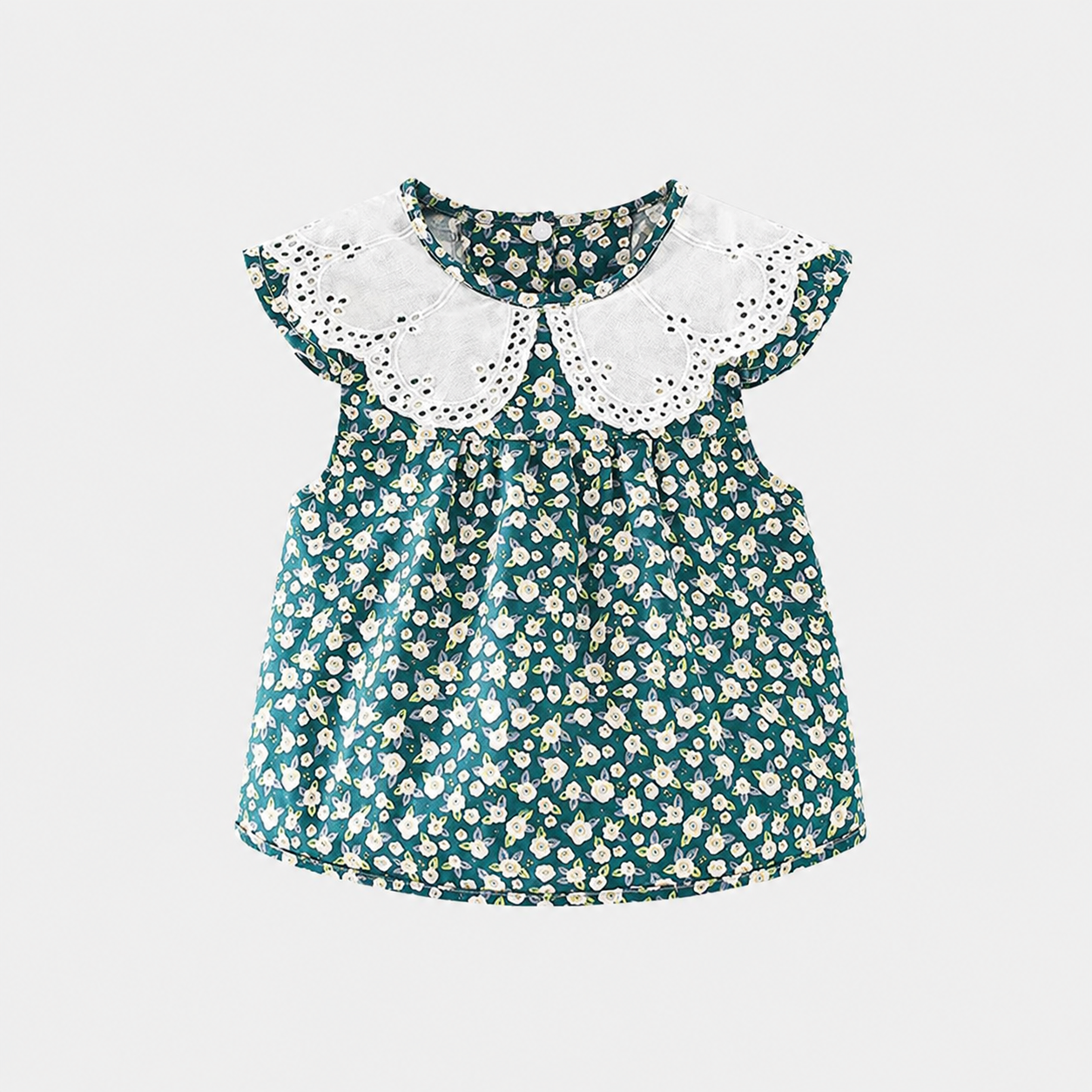 Baby Girl Waterproof Feeding Smock Bib – Princess Apron Dress for Mealtime