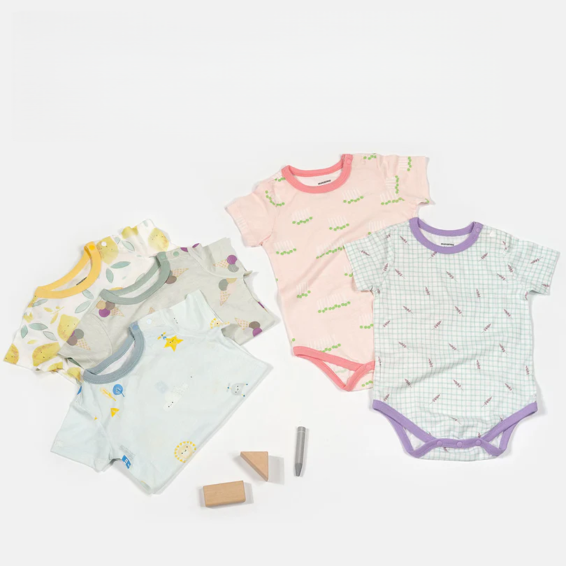Unisex Baby Pullover Bodysuit – Lightweight Everyday Summer Romper