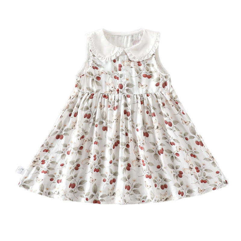 Baby Girl Seamless Cotton Summer Dress – Lightweight Everyday Outfit