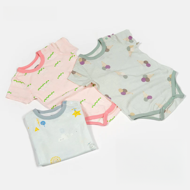 Unisex Baby Pullover Bodysuit – Lightweight Everyday Summer Romper