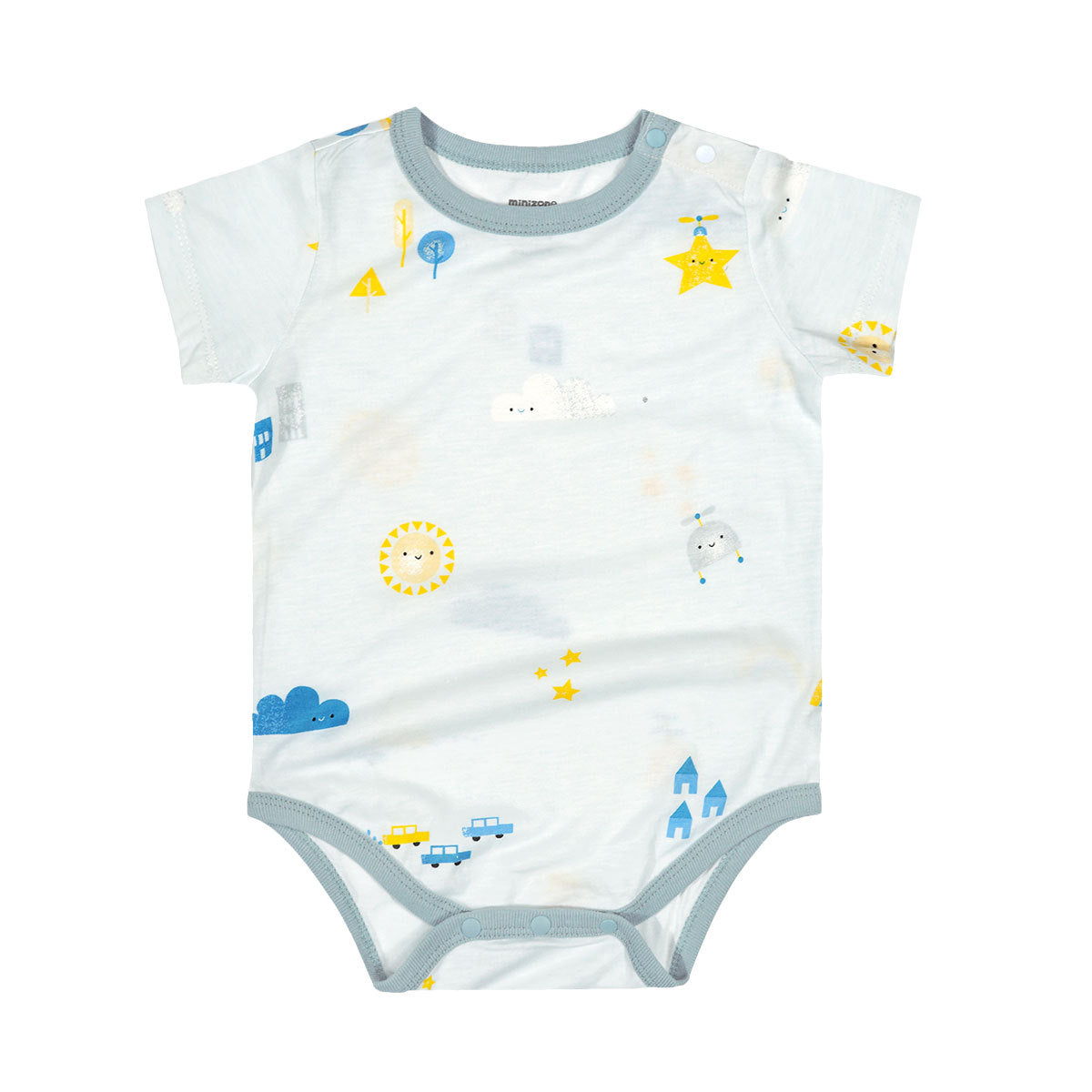 Unisex Baby Pullover Bodysuit – Lightweight Everyday Summer Romper