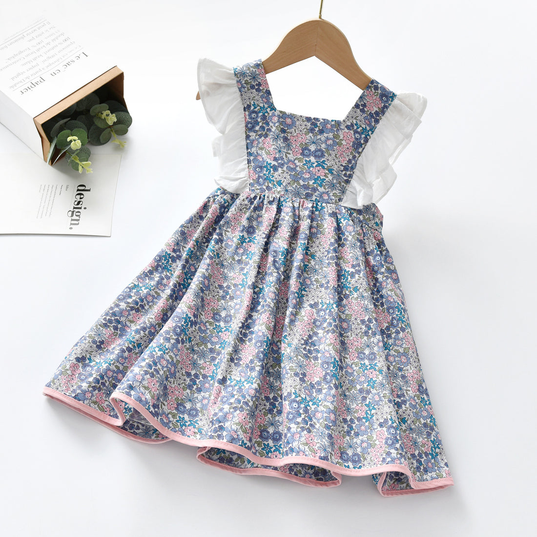 Baby Girl Floral Sundress – Sleeveless Summer Princess Dress