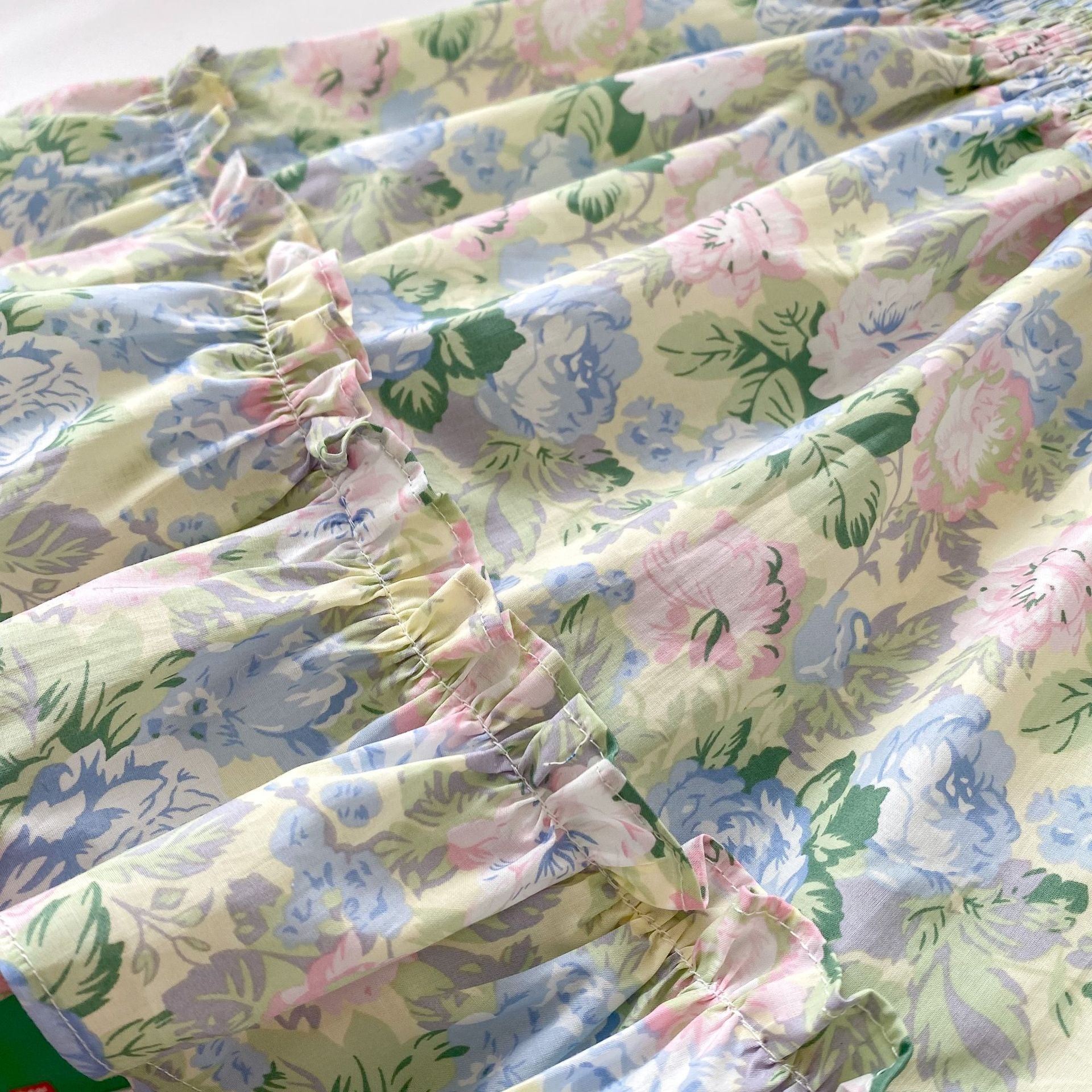 Baby Girl Floral Ruffle Dress & Romper – Matching Sister Summer Outfit