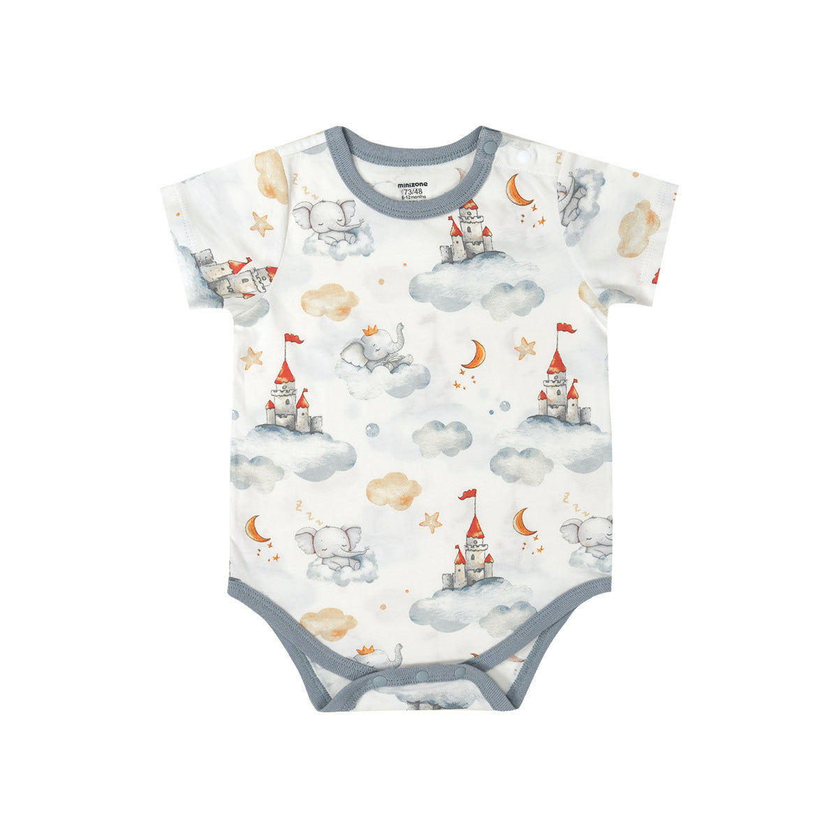 Unisex Baby Pullover Bodysuit – Lightweight Everyday Summer Romper