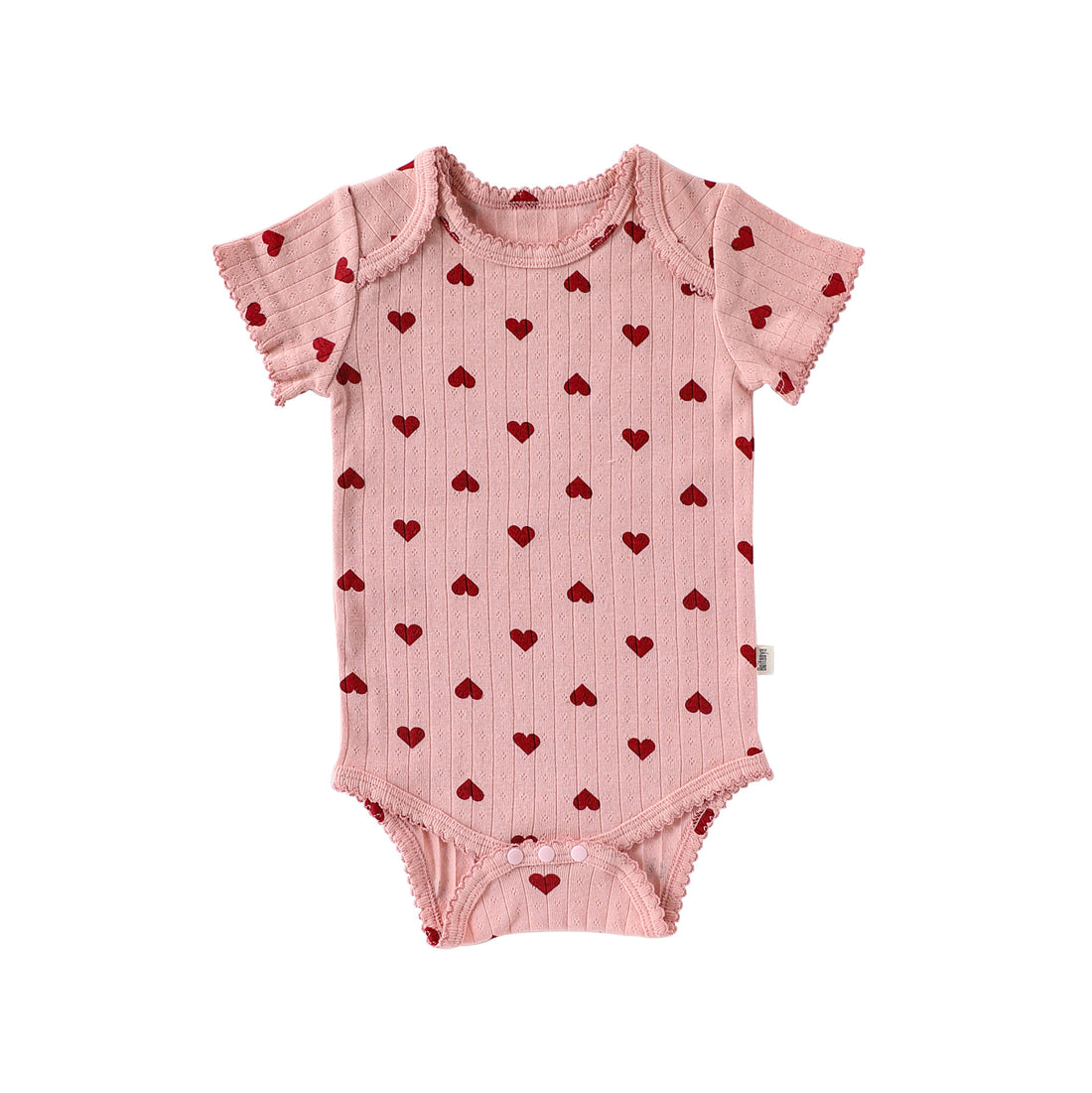 Newborn Baby Cotton Bodysuit – Envelope Neck Short Sleeve Summer Romper