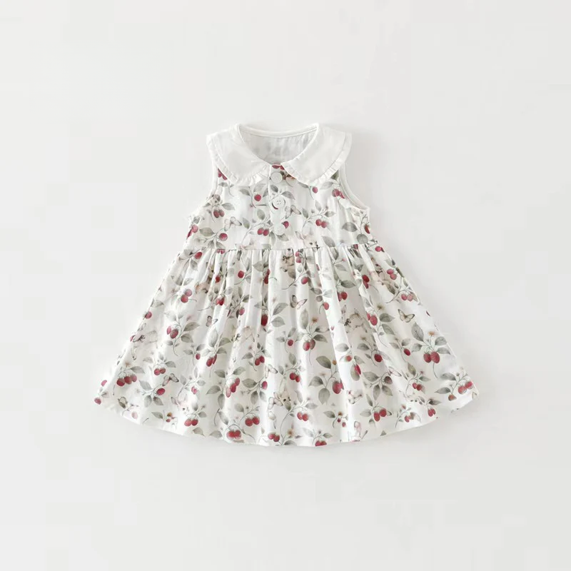 Baby Girl Seamless Cotton Summer Dress – Lightweight Everyday Outfit