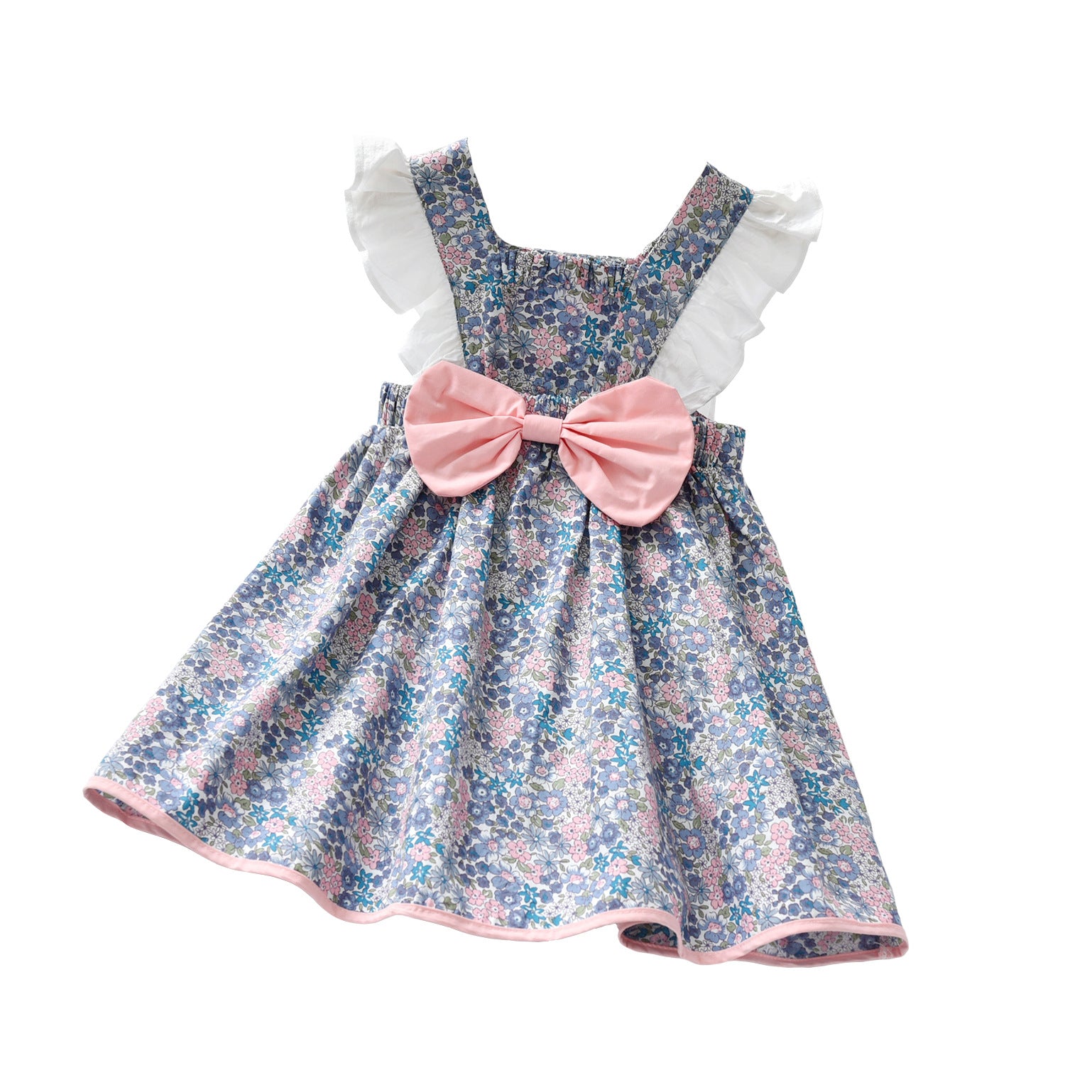 Baby Girl Floral Sundress – Sleeveless Summer Princess Dress