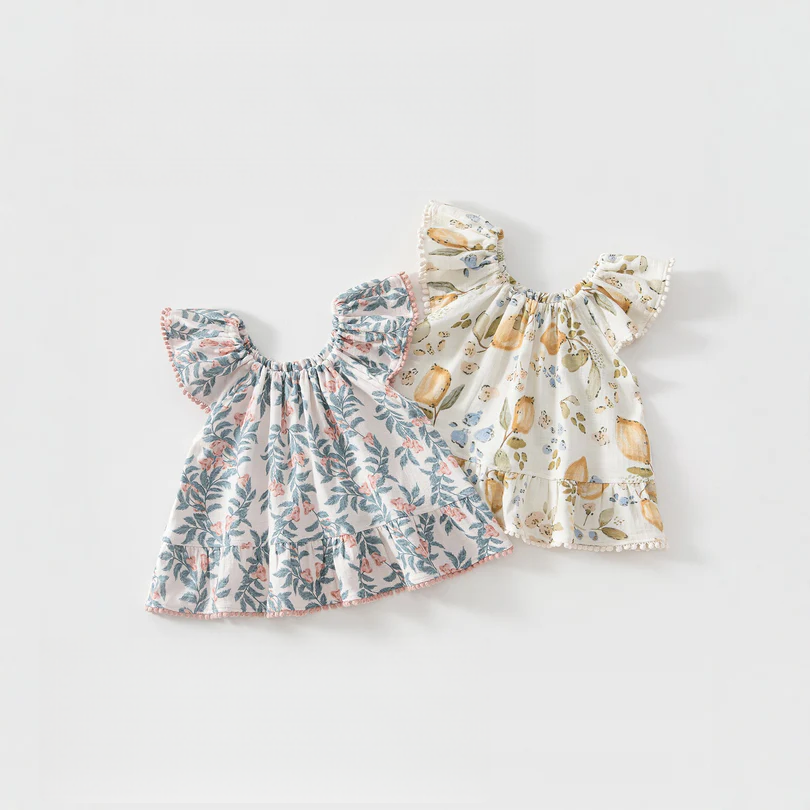 Baby Girl Sleeveless Floral Tank Dress – Chic Lightweight Summer Princess Outfit