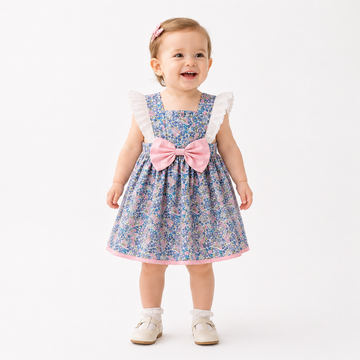 Baby Girl Floral Sundress – Sleeveless Summer Princess Dress